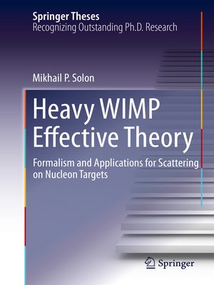 cover image of Heavy WIMP Effective Theory